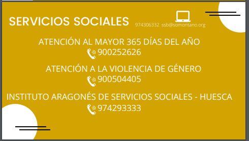 Imagen: Servicios Sociales en la Comarca de Somontano.